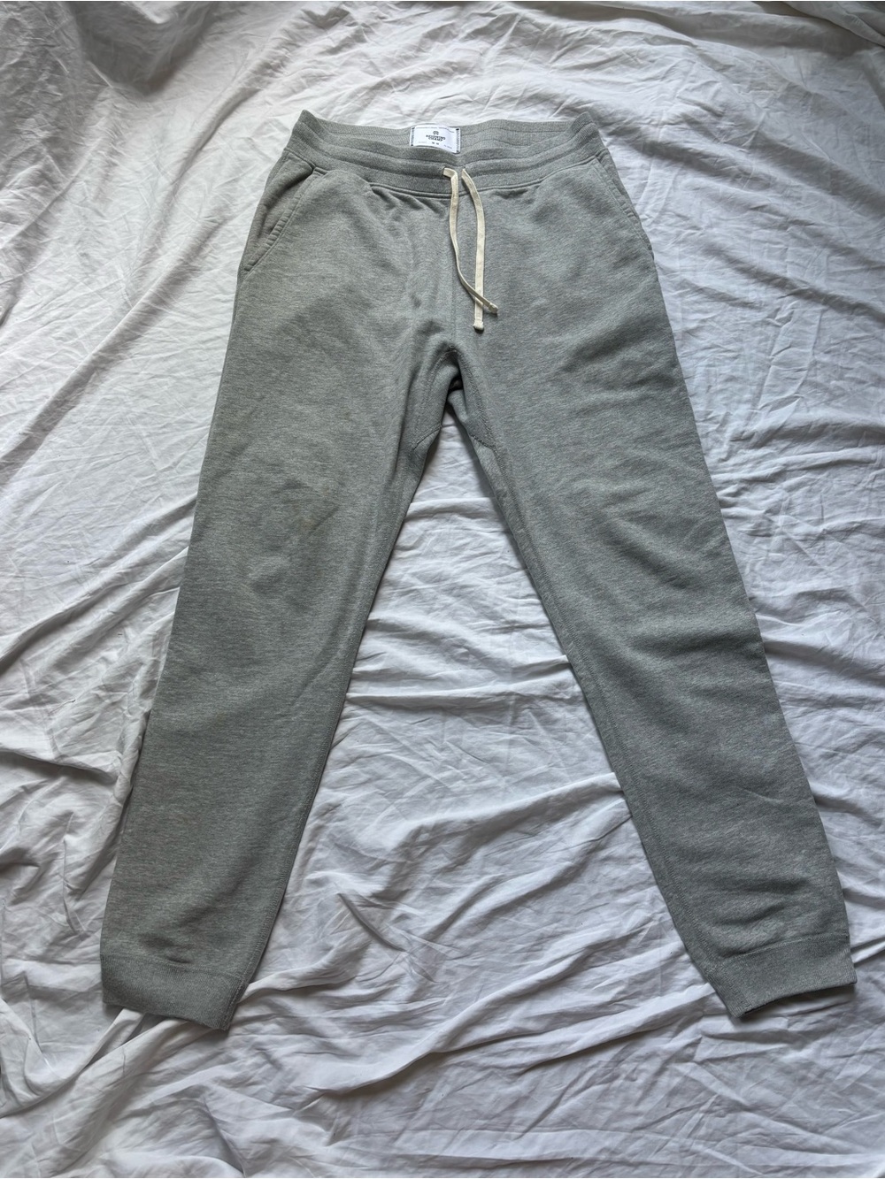 Reigning Champ Light Grey Drawstring Sweatpants